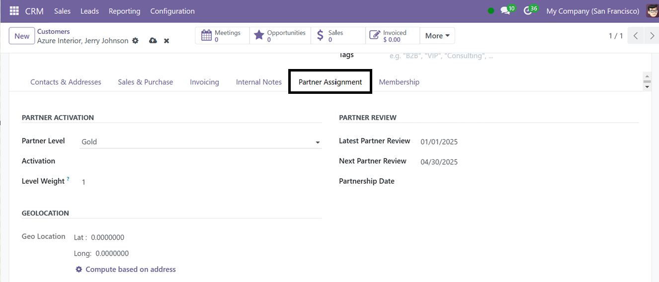 Odoo 18 crm