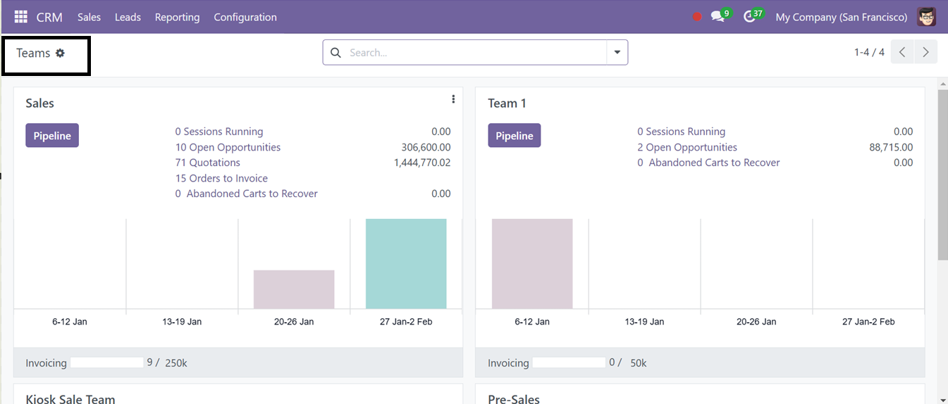 Odoo 18 crm