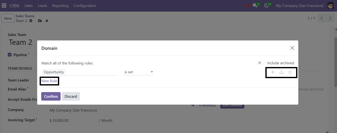 Odoo 18 crm
