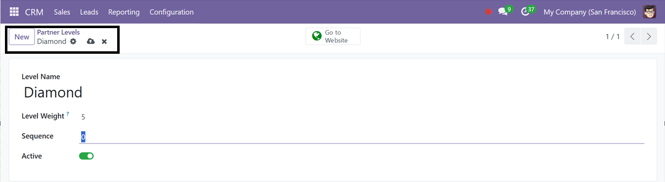 Odoo 18 crm