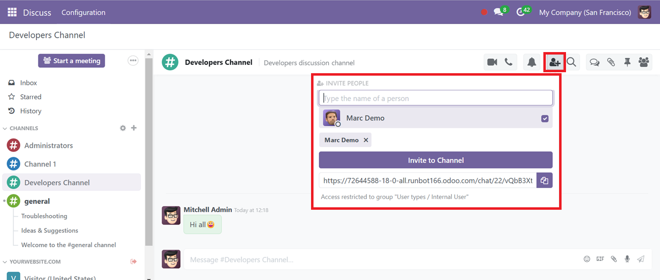 Odoo 18 Project