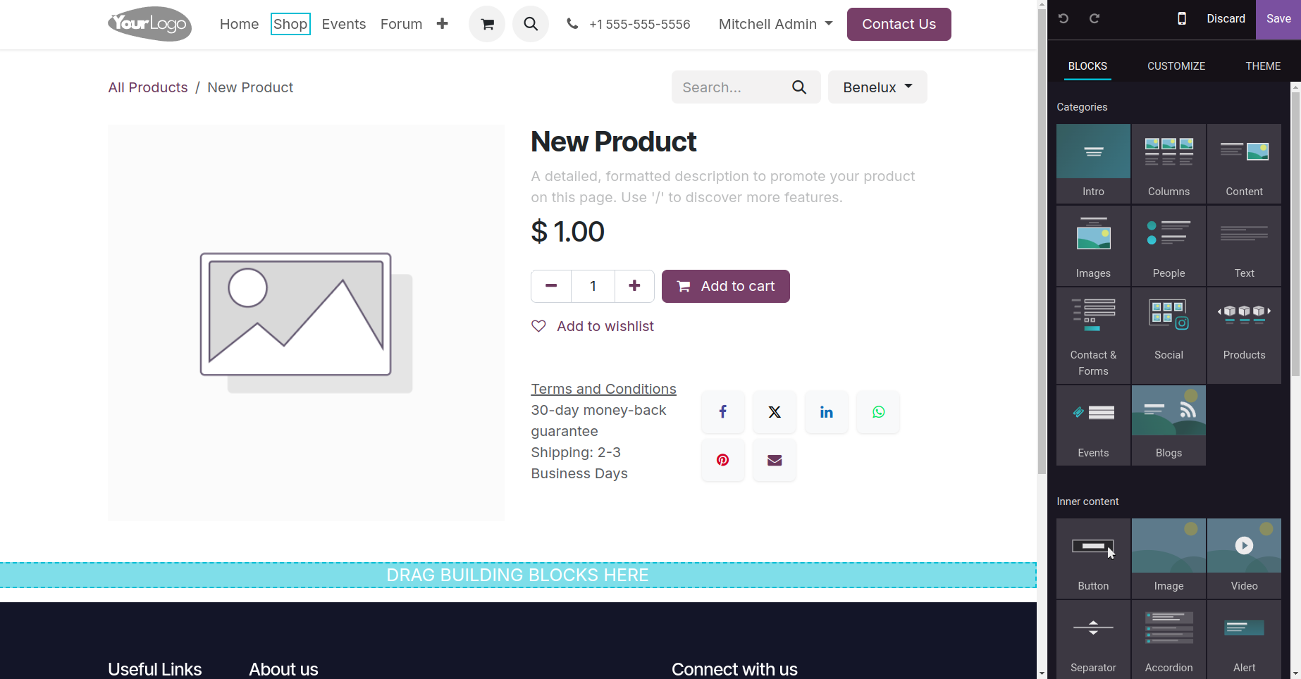 Odoo 18 E-COMMERCE