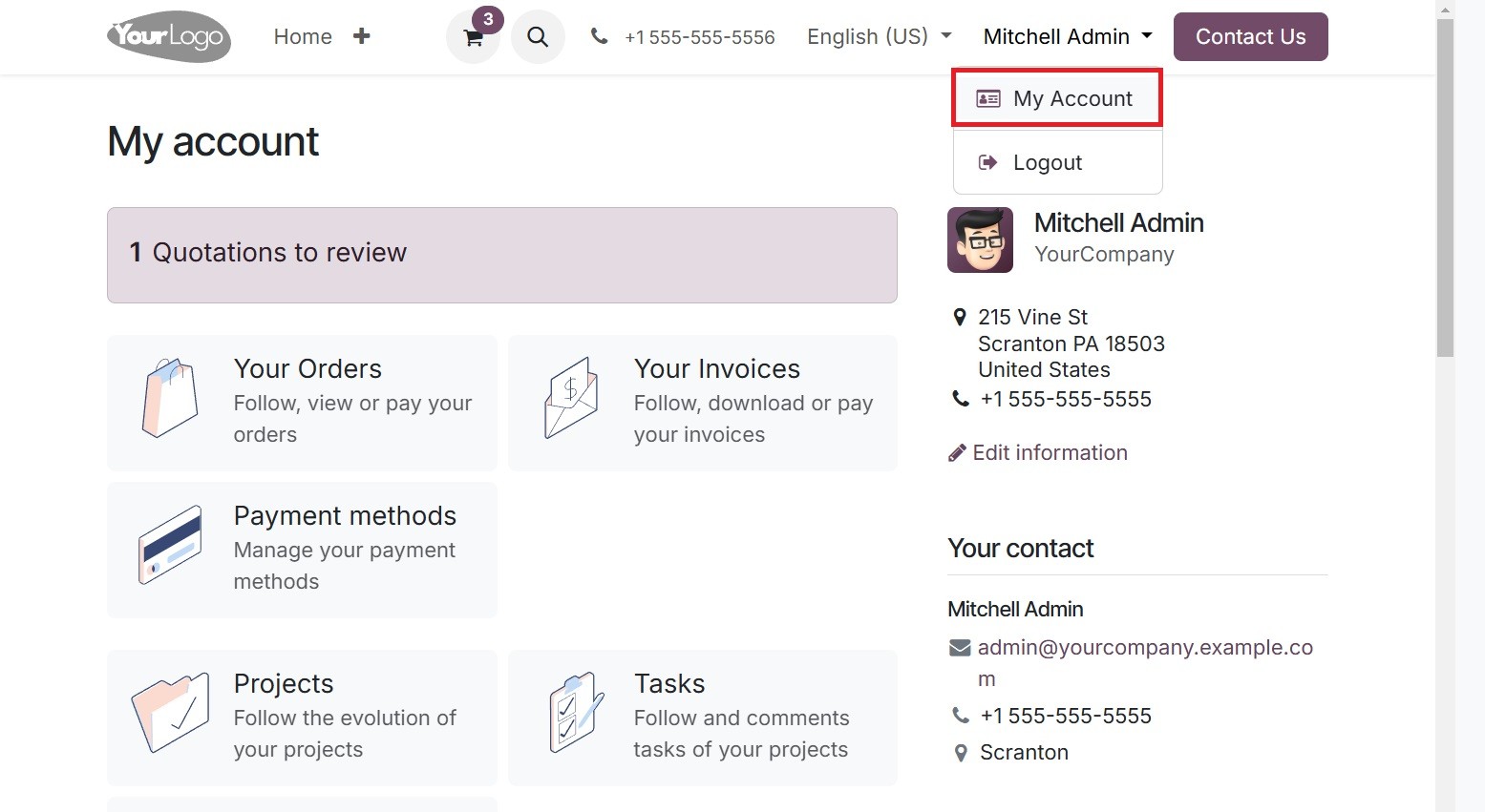 Odoo 18 E-COMMERCE
