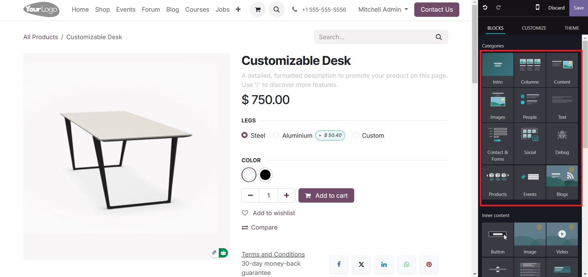 Odoo 18 E-COMMERCE