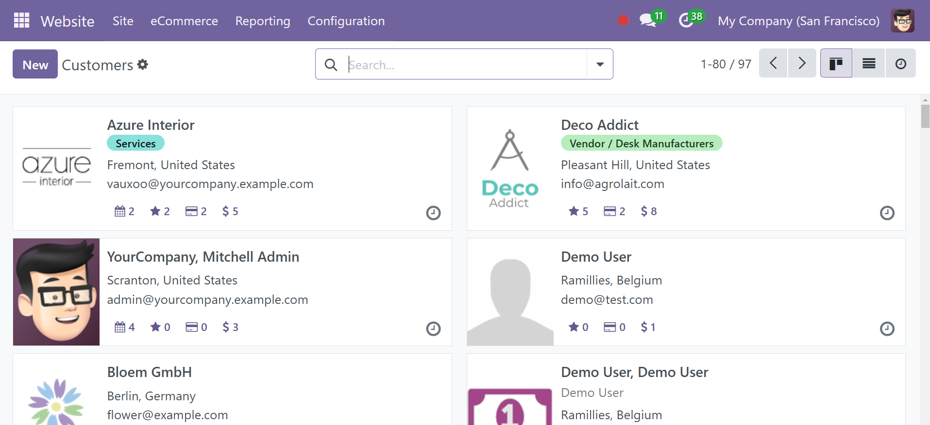 Odoo 18 E-COMMERCE