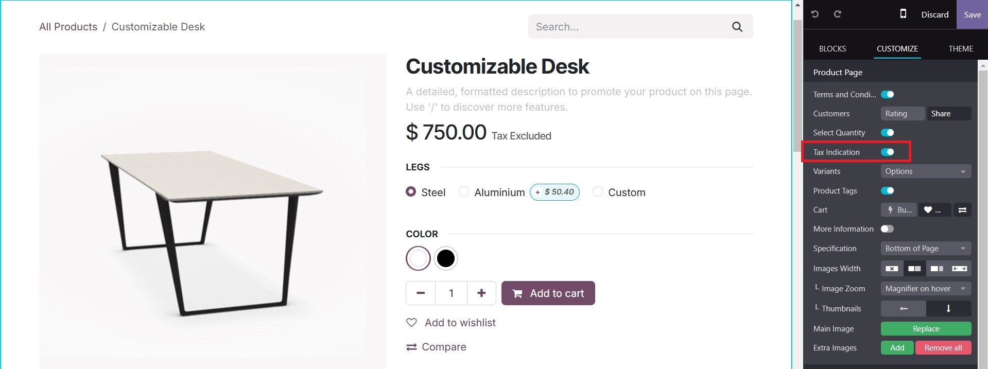 Odoo 18 E-COMMERCE