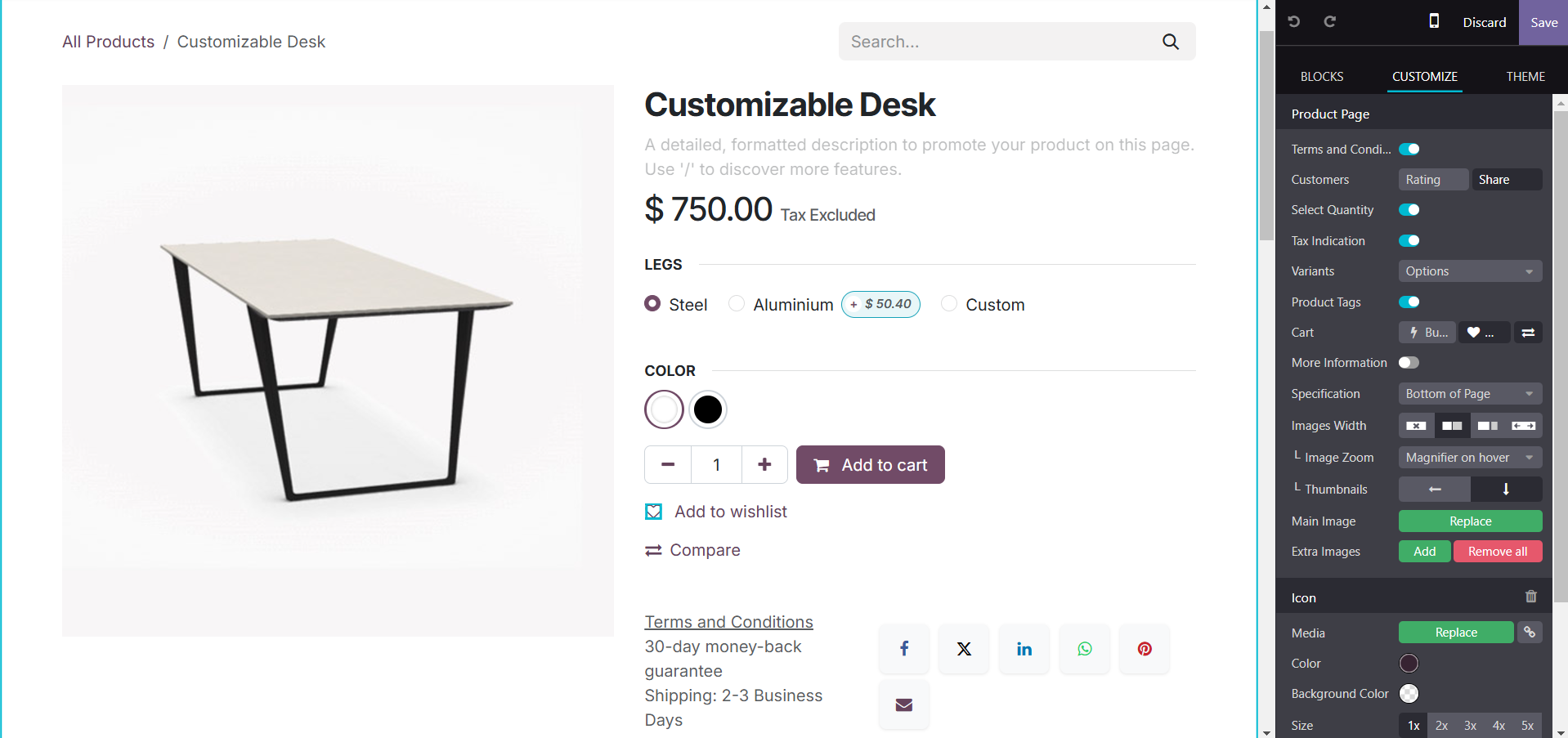 Odoo 18 E-COMMERCE