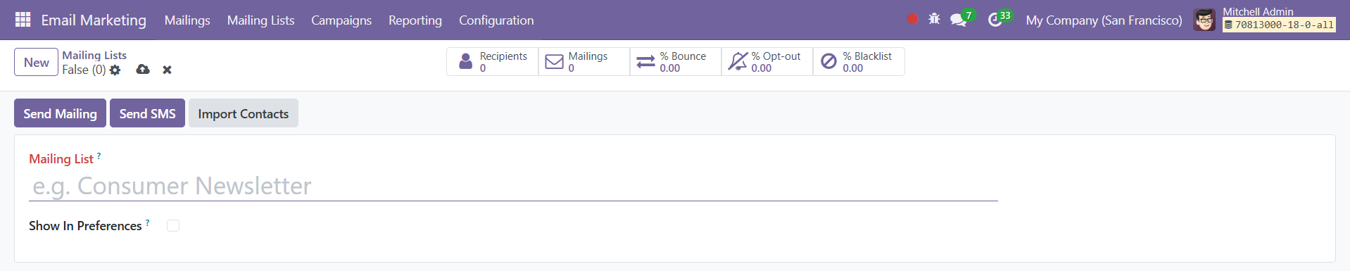 Odoo 18 Project