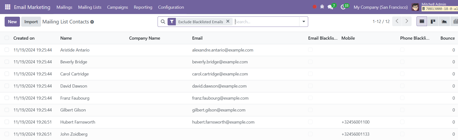 Odoo 18 Project
