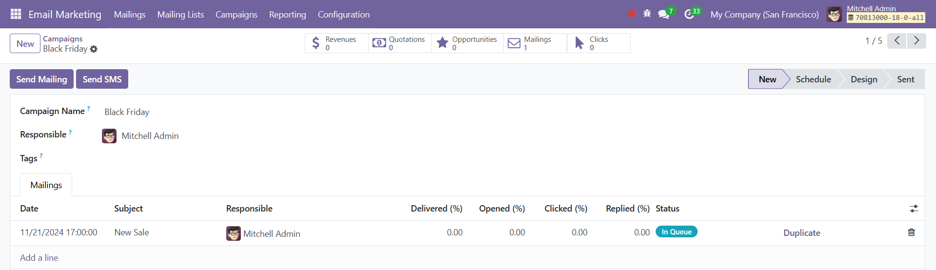 Odoo 18 Project
