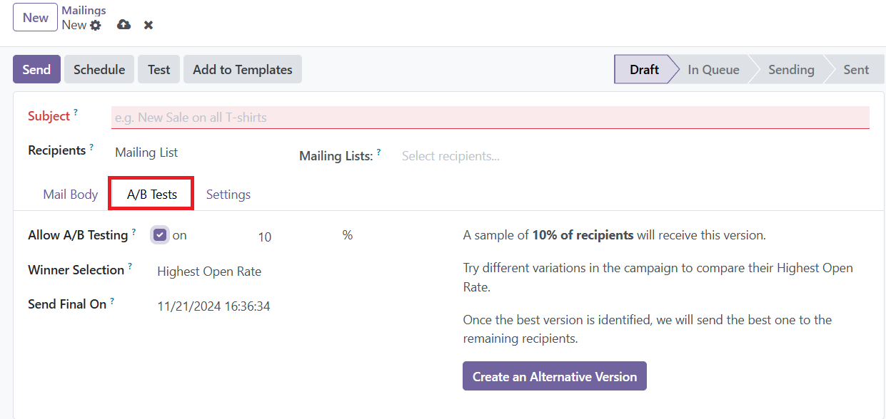 Odoo 18 Project