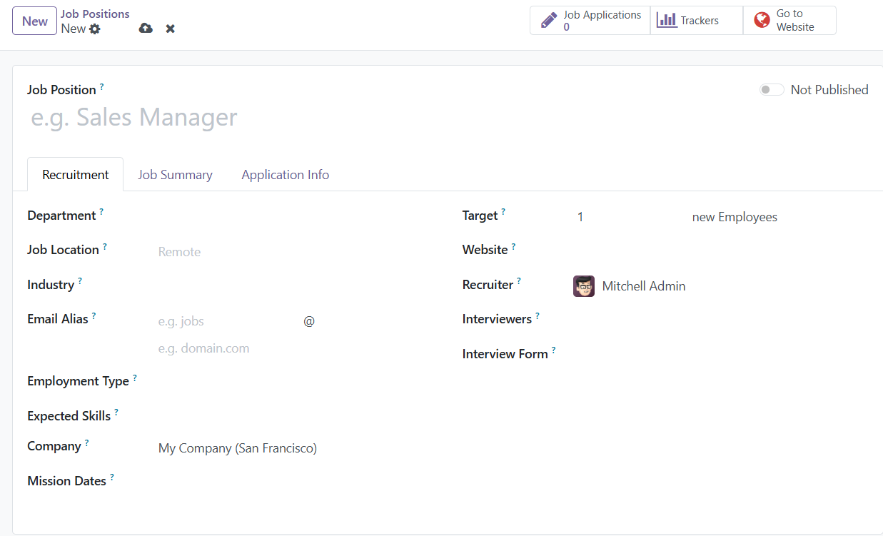 Odoo 18 Project