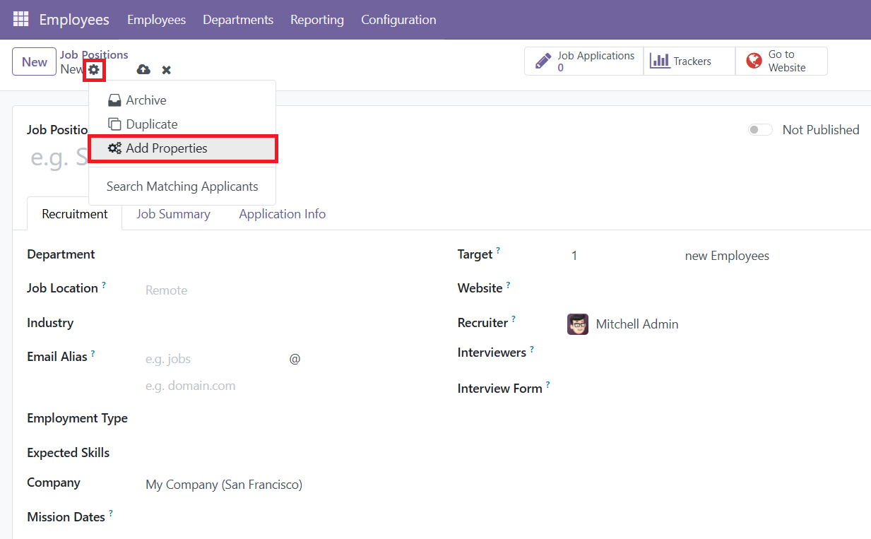 Odoo 18 Project