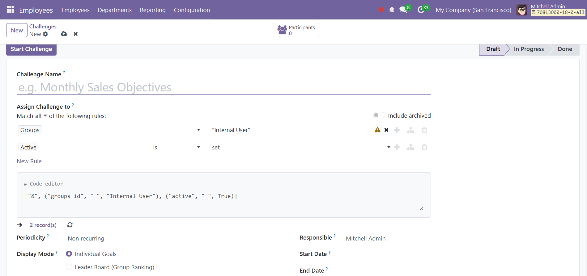 Odoo 18 Project