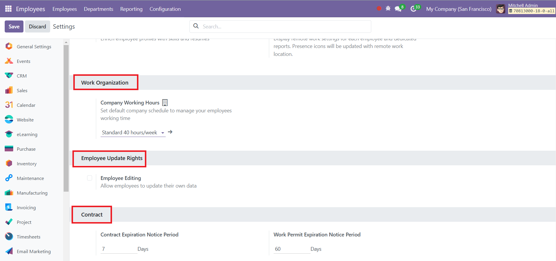 Odoo 18 Project