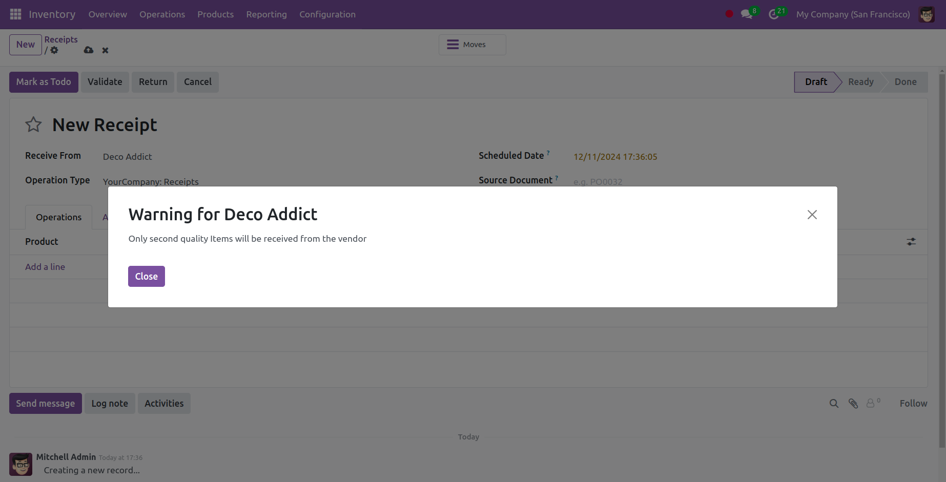 Odoo 18 Project