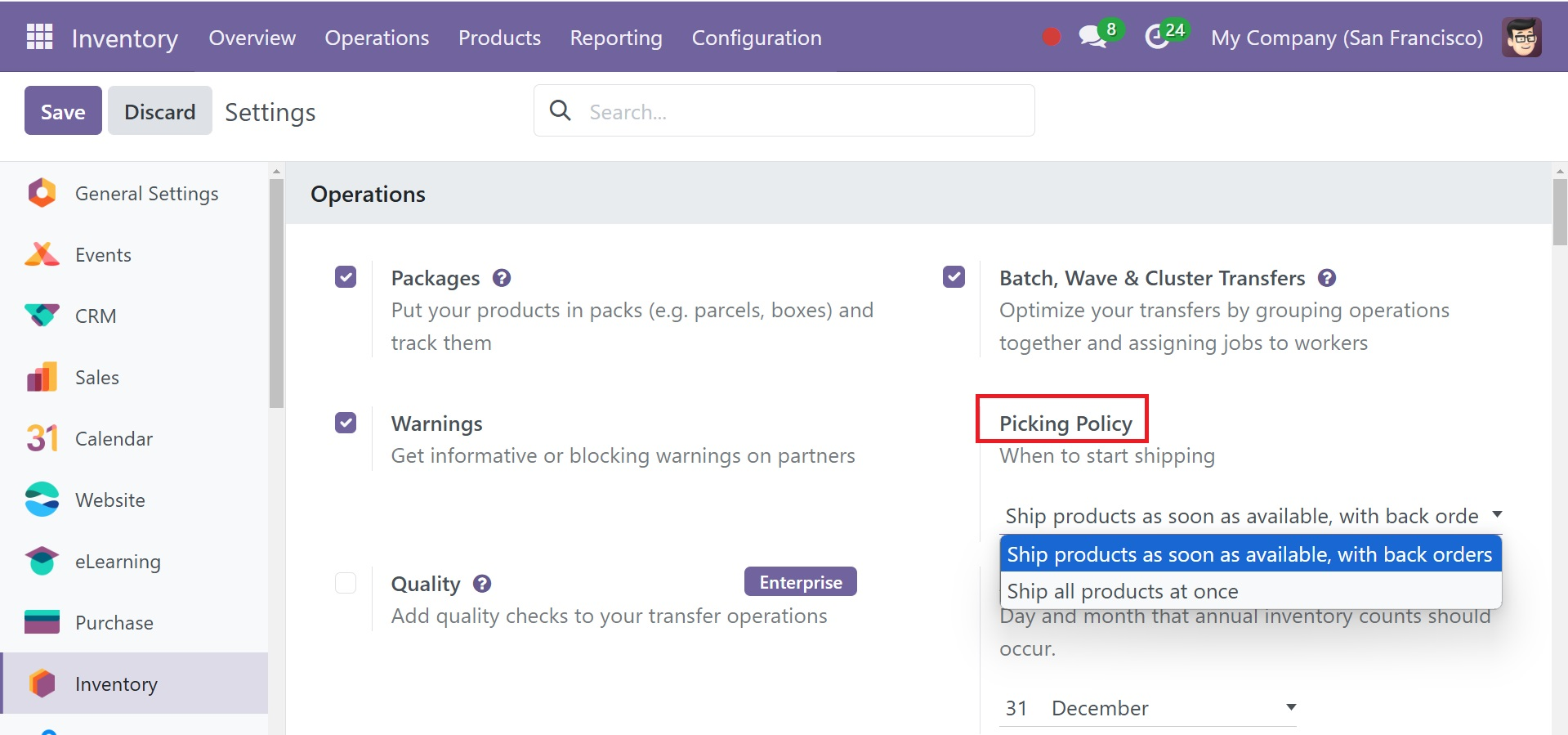 Odoo 18 Project