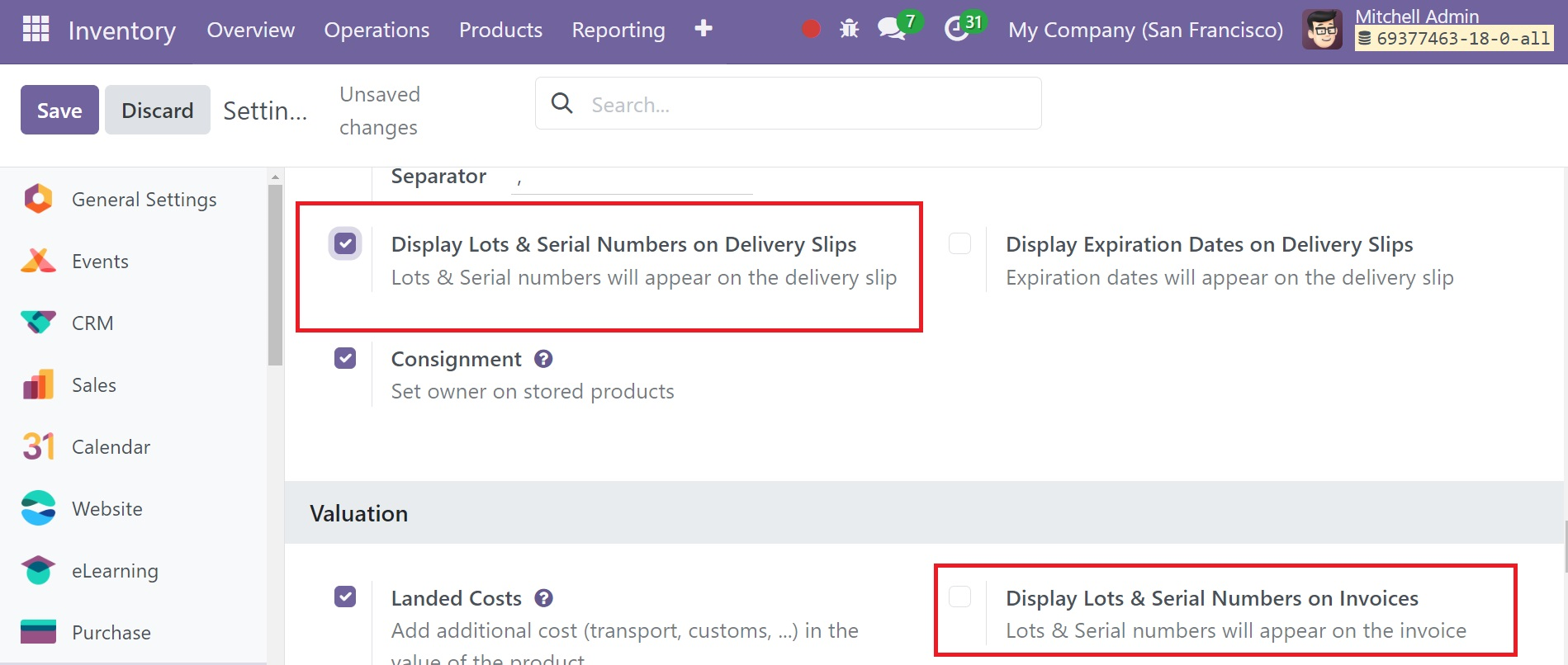 Odoo 18 Project
