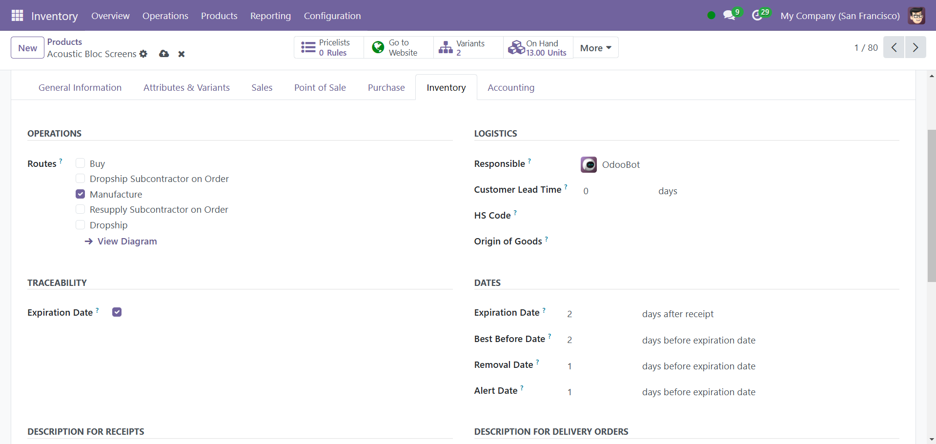 Odoo 18 Project
