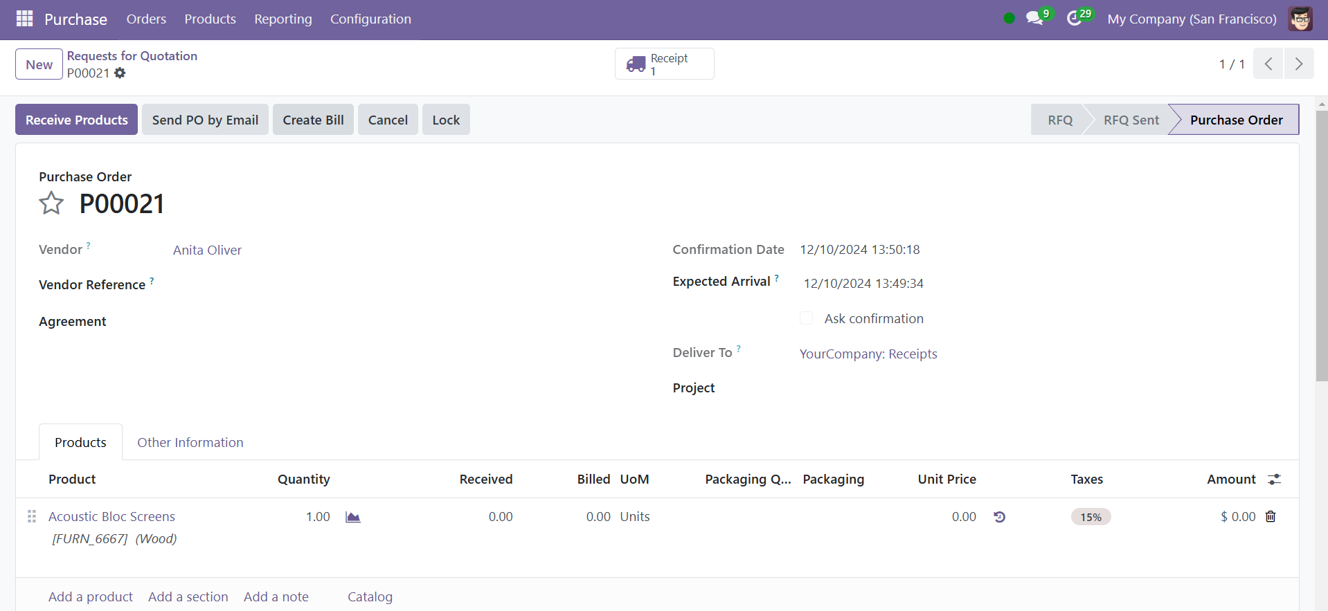 Odoo 18 Project
