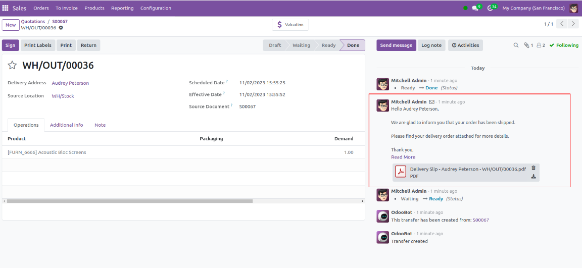 Odoo 18 Project