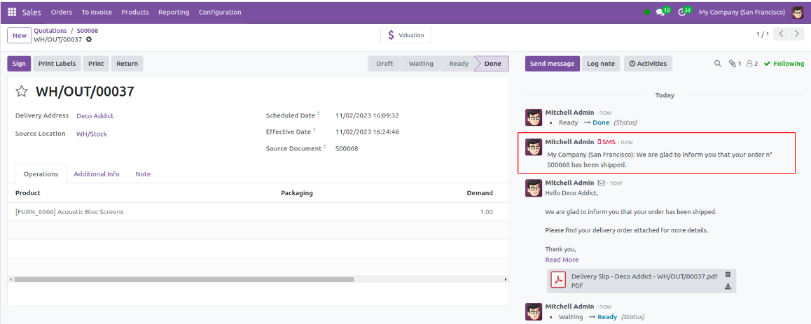 Odoo 18 Project