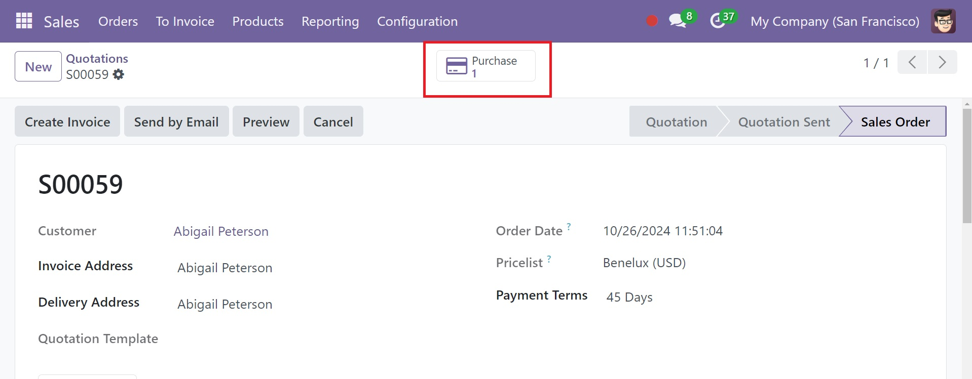 Odoo 18 Project