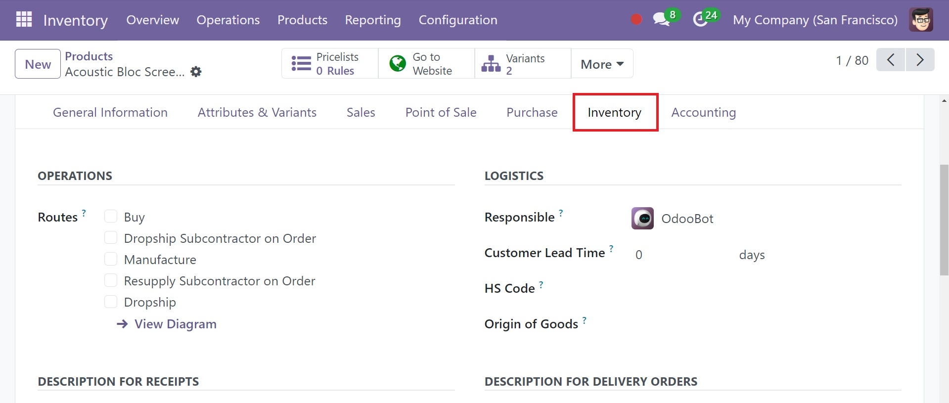 Odoo 18 Project
