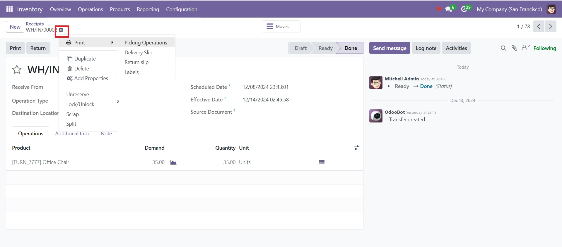 Odoo 18 Project