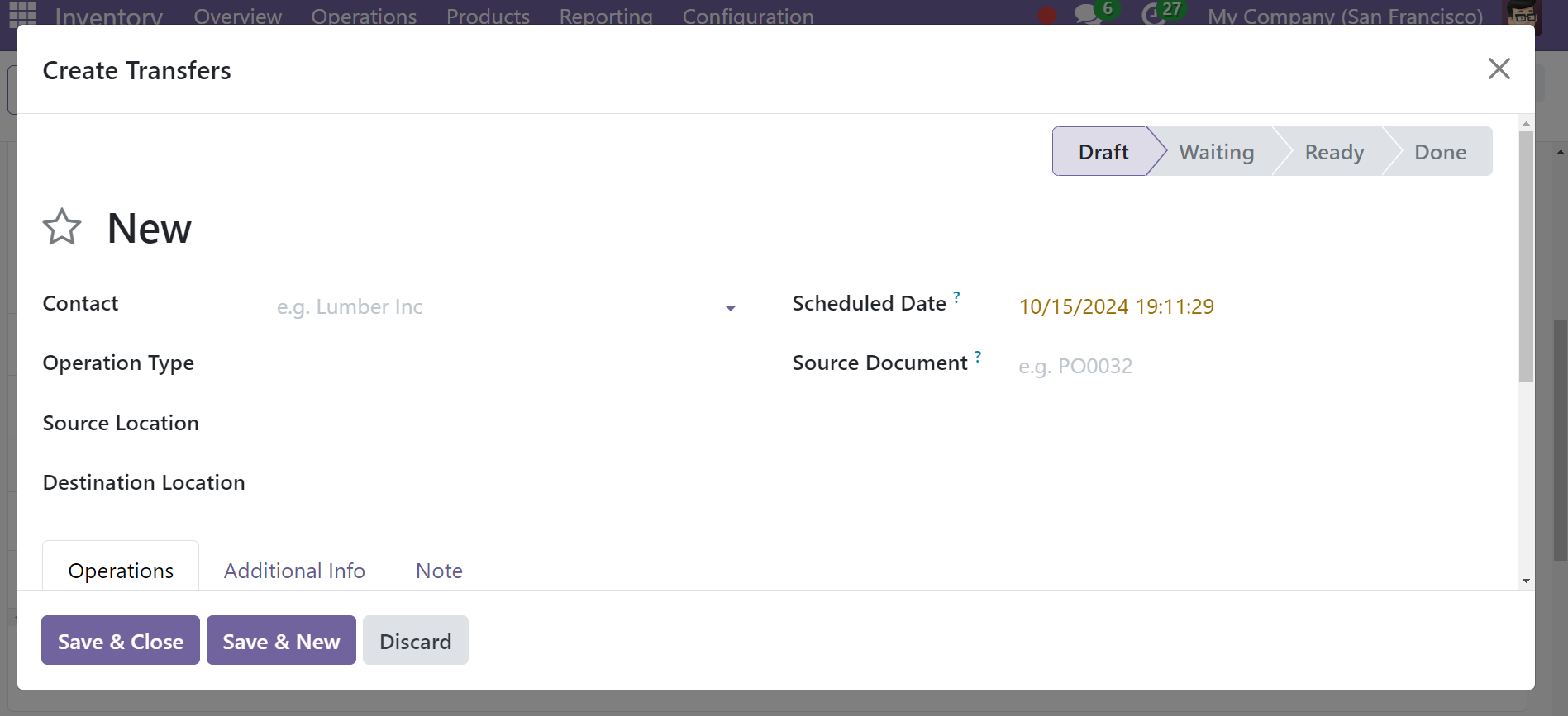 Odoo 18 Project