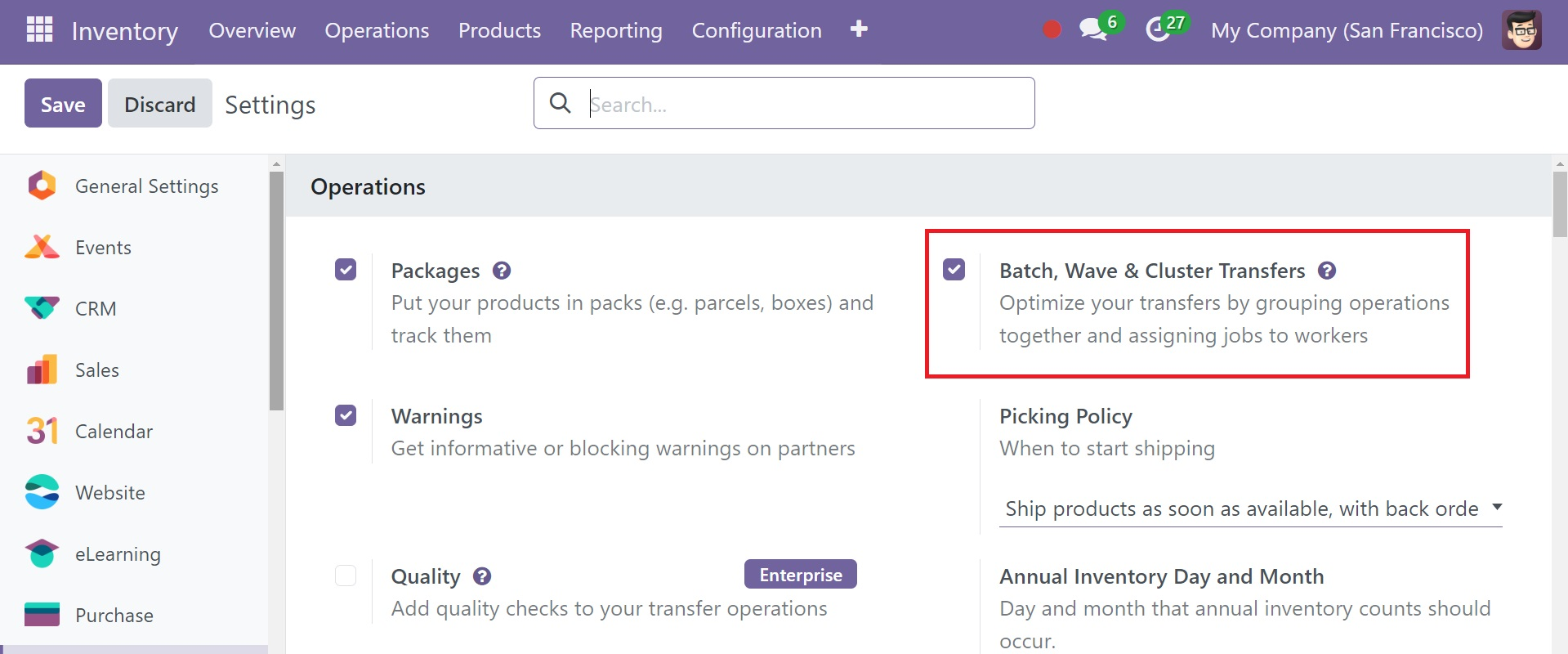Odoo 18 Project
