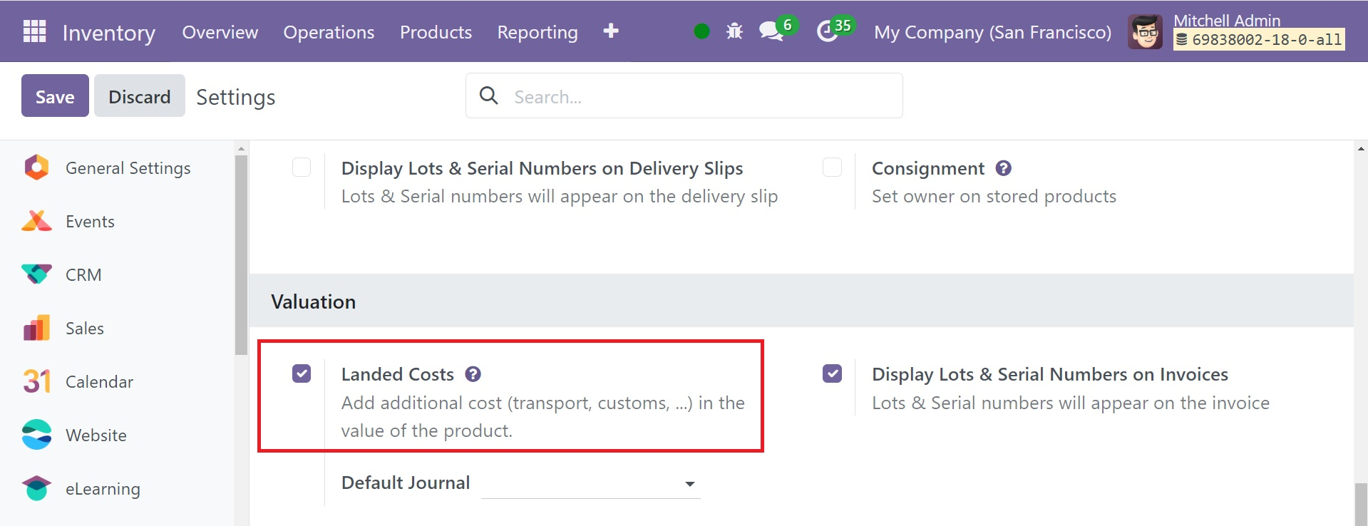 Odoo 18 Project