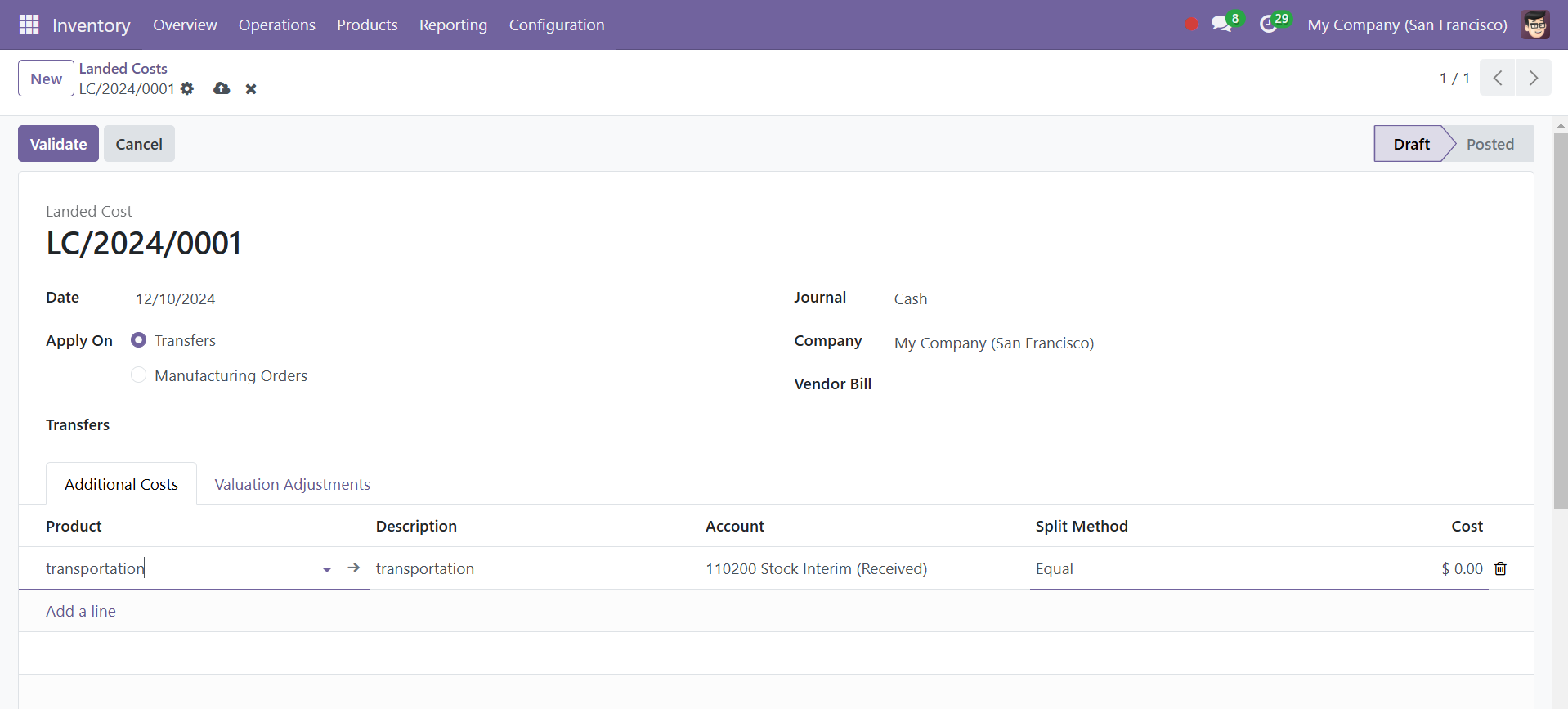 Odoo 18 Project