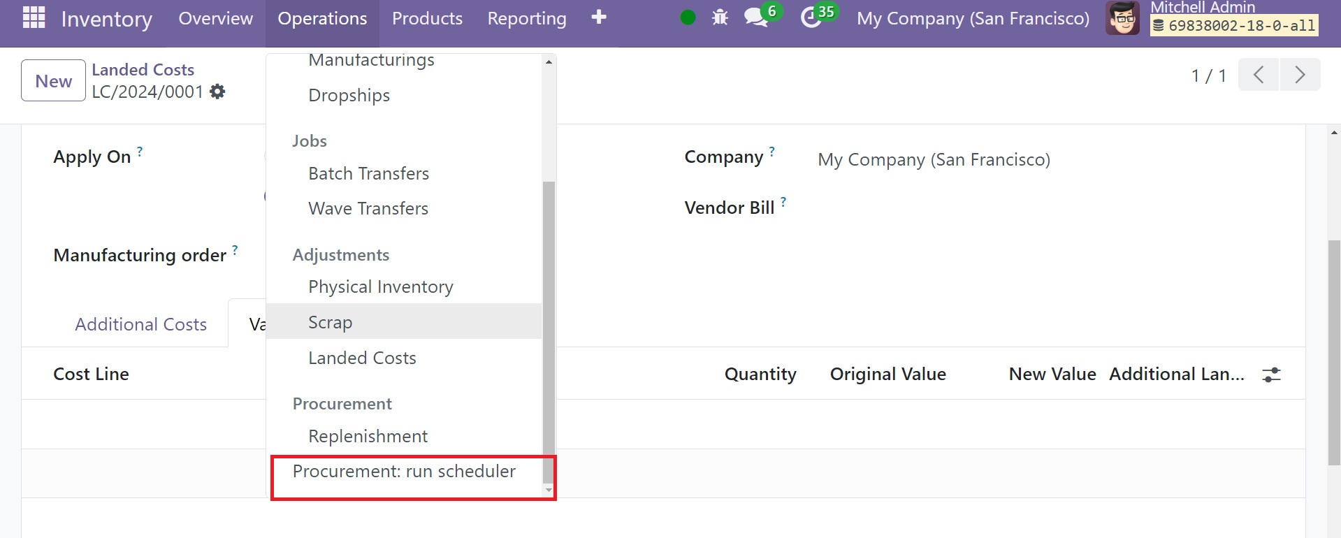 Odoo 18 Project
