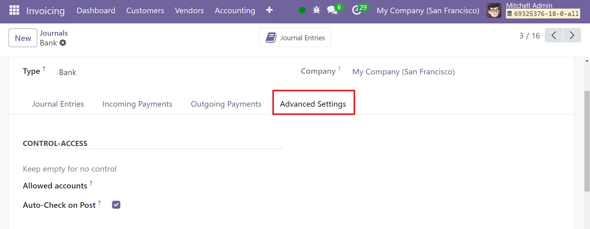 Odoo 18 Project