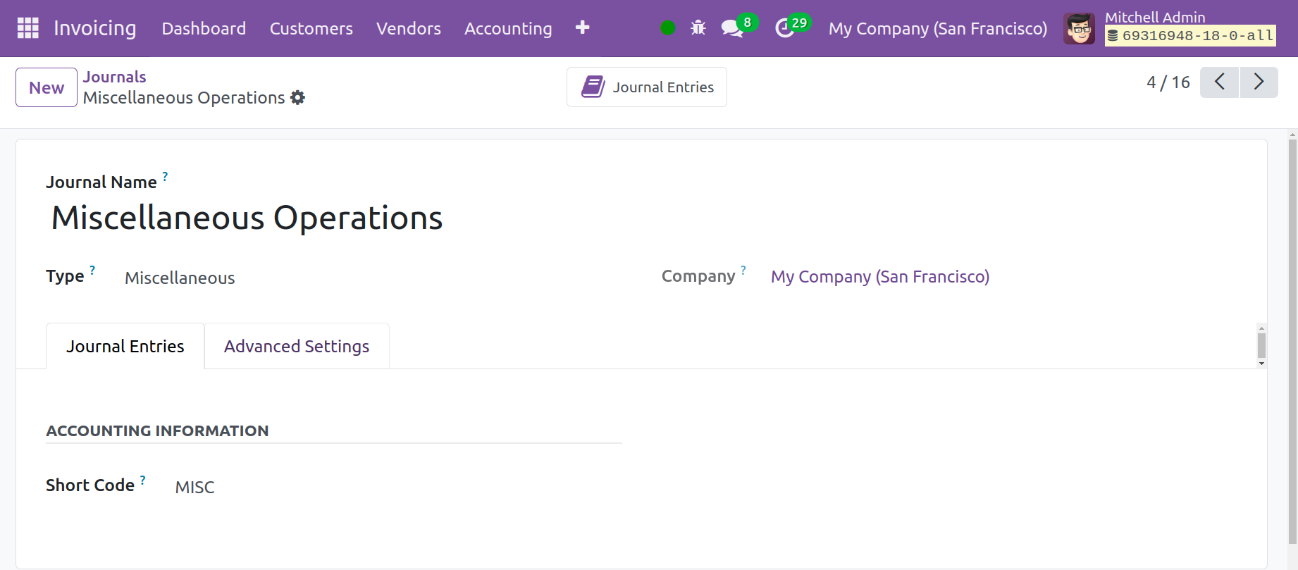 Odoo 18 Project