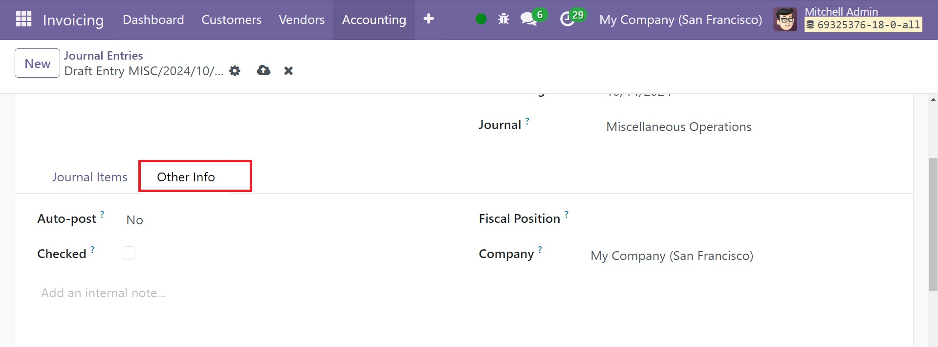Odoo 18 Project