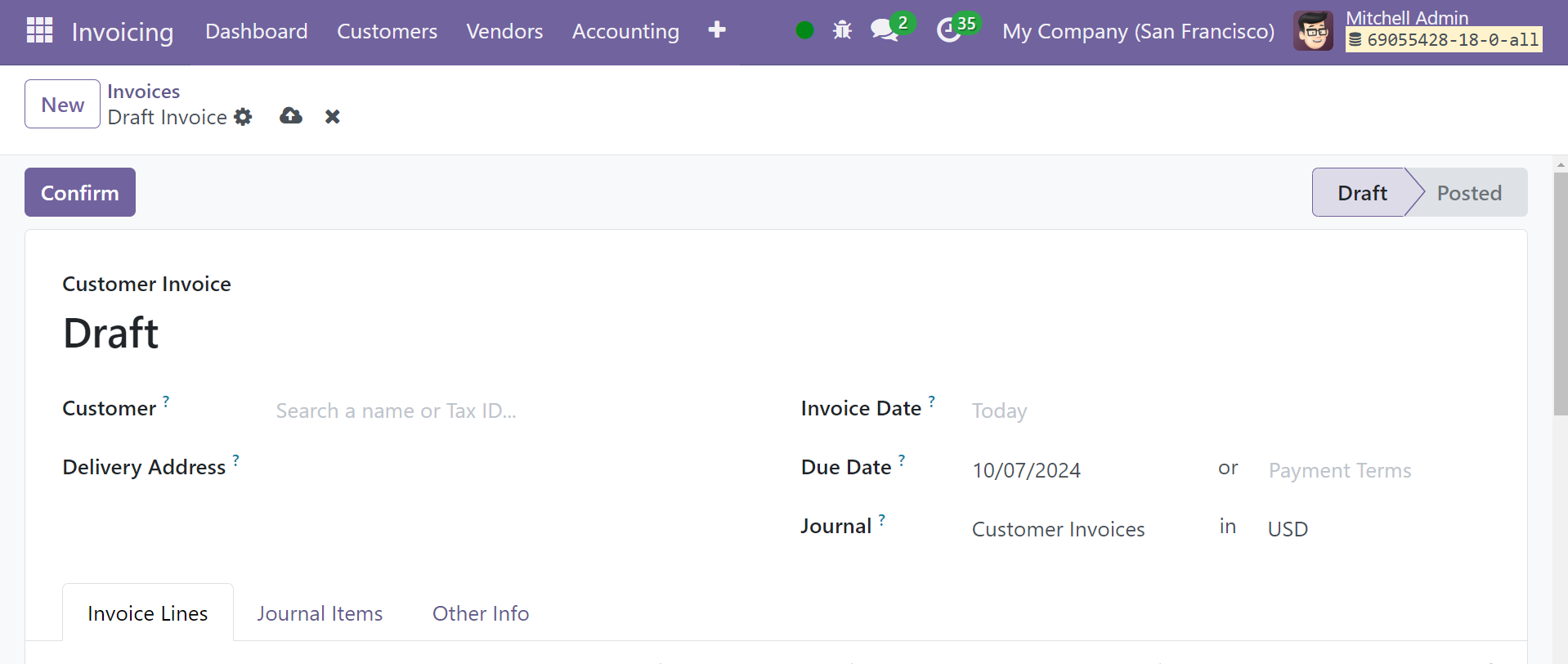 Odoo 18 Project