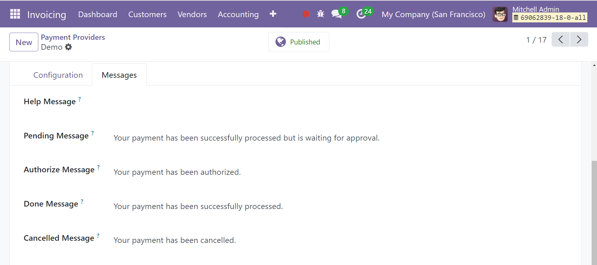Odoo 18 Project