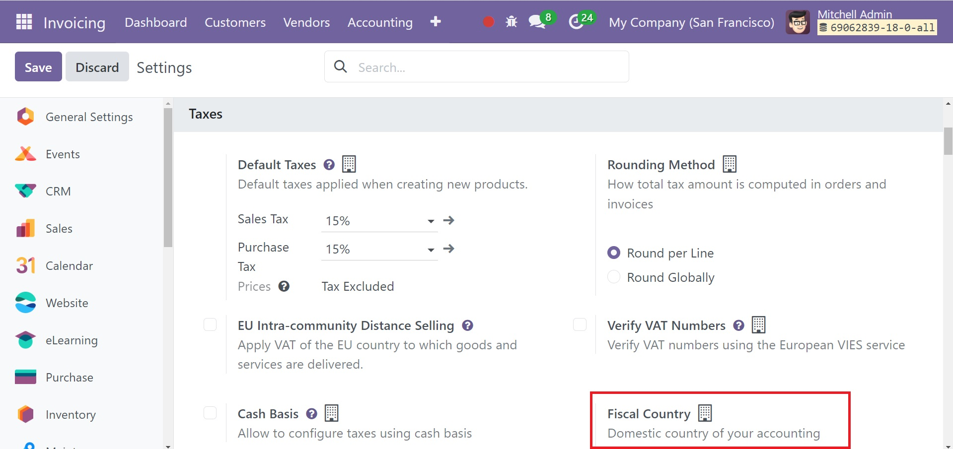 Odoo 18 Project