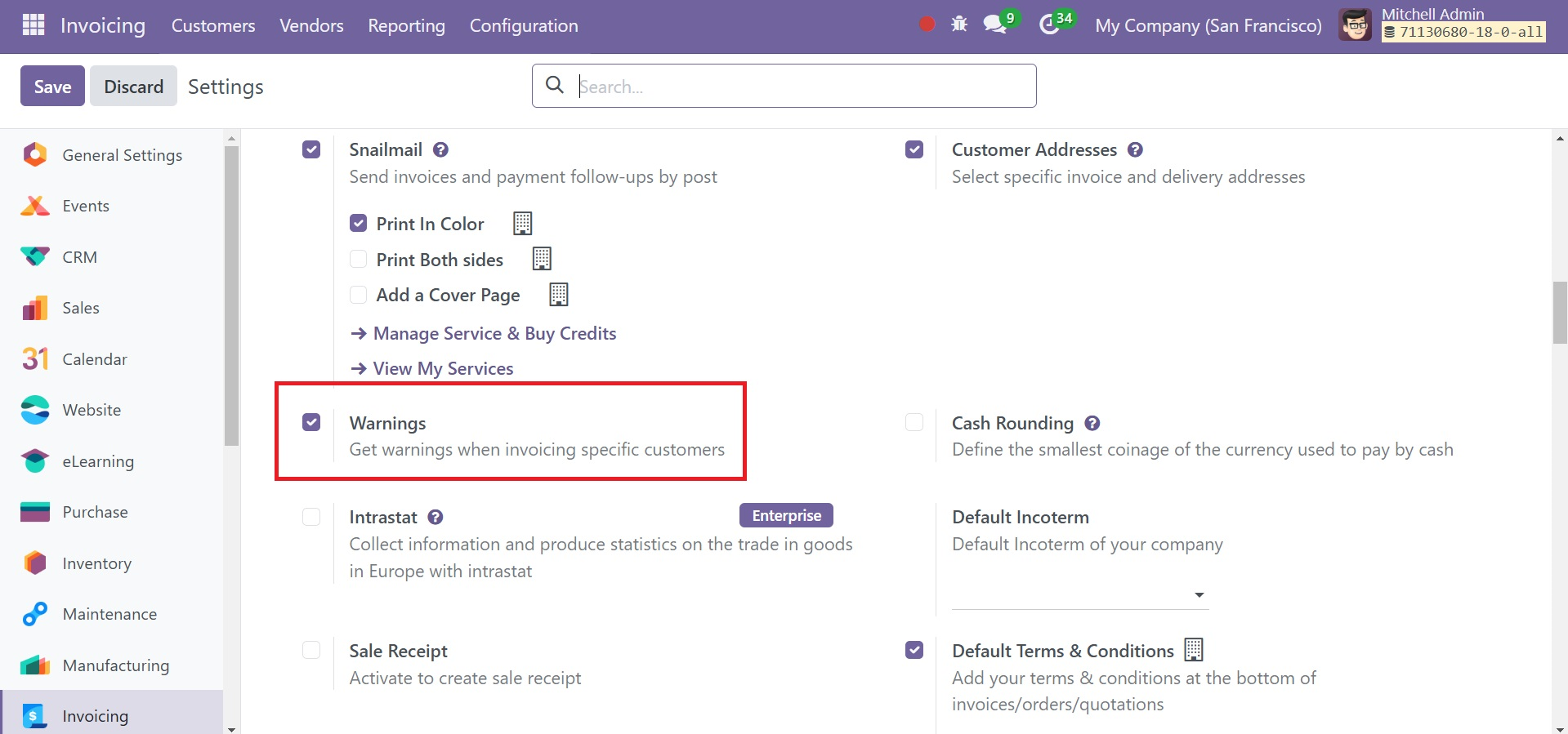 Odoo 18 Project