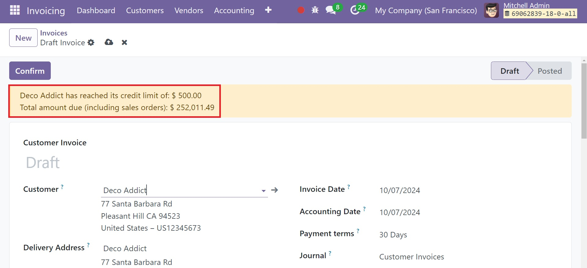 Odoo 18 Project