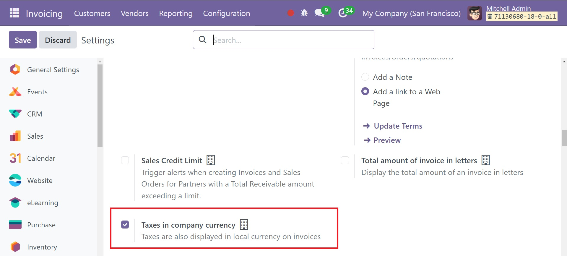 Odoo 18 Project