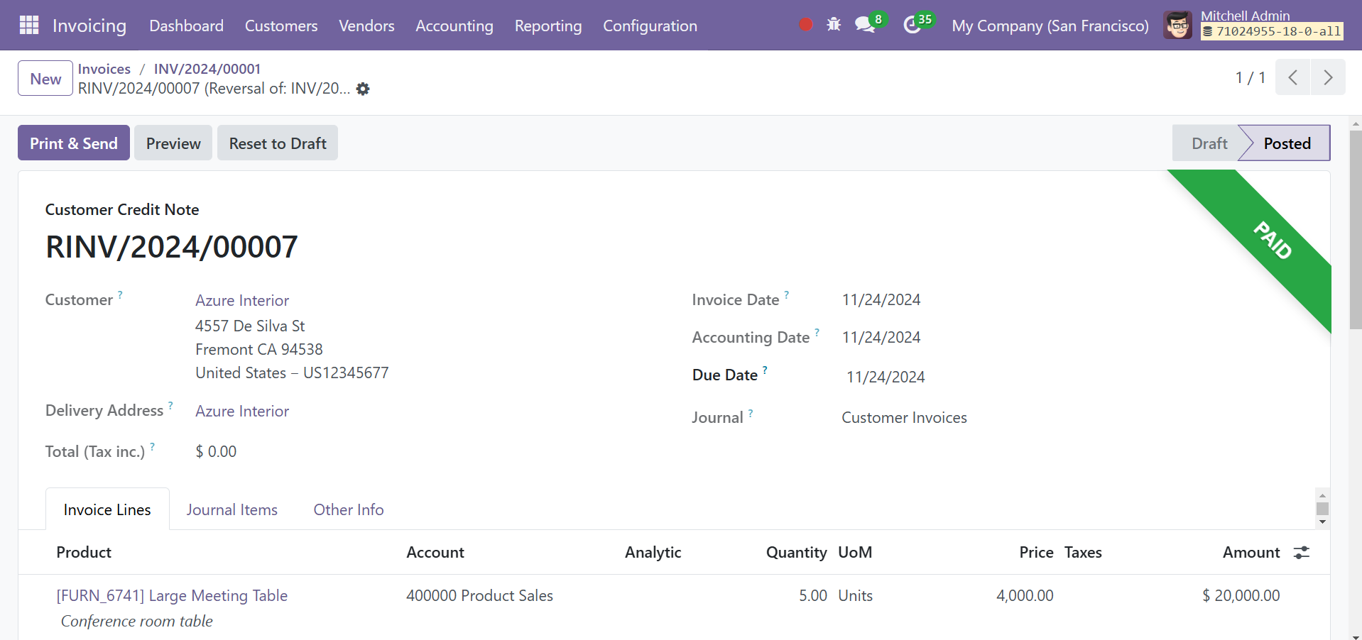 Odoo 18 Project