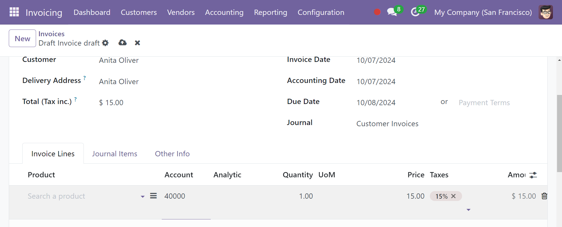 Odoo 18 Project