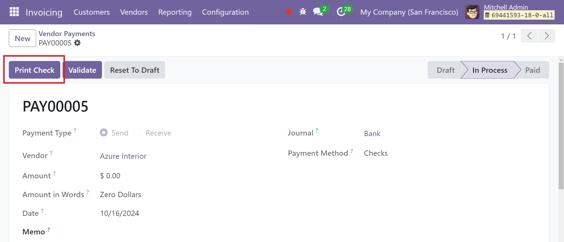 Odoo 18 Project