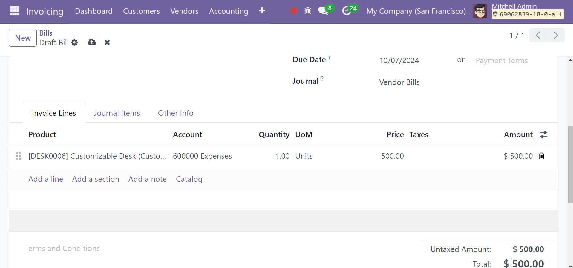Odoo 18 Project