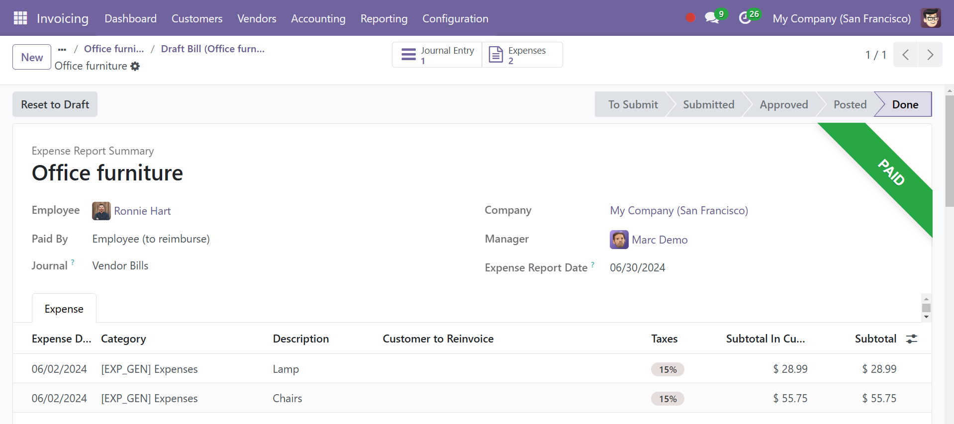Odoo 18 Project
