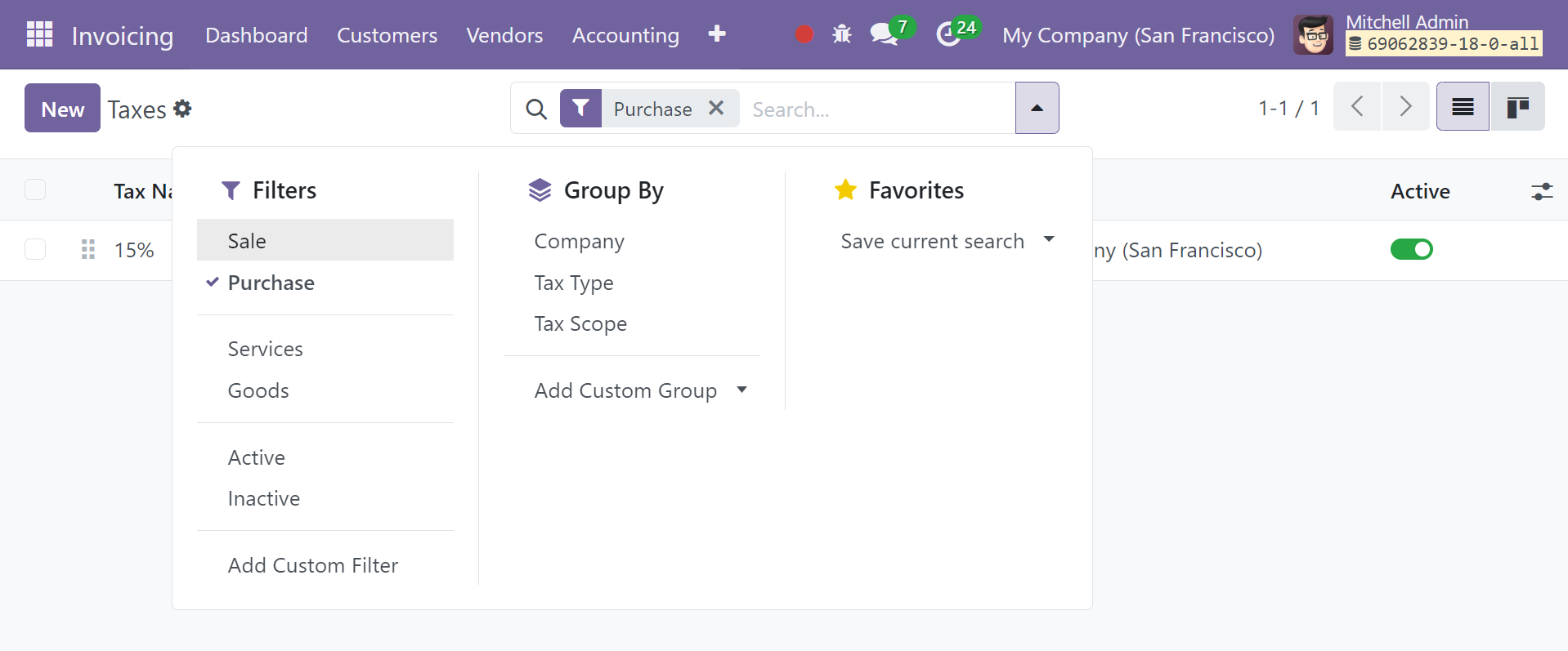 Odoo 18 Project