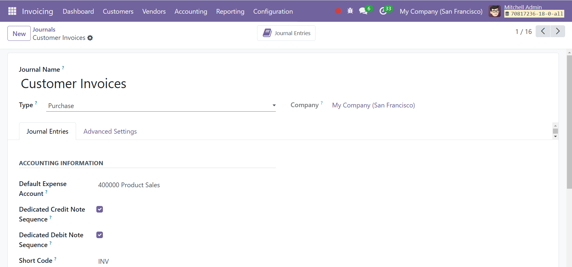 Odoo 18 Project